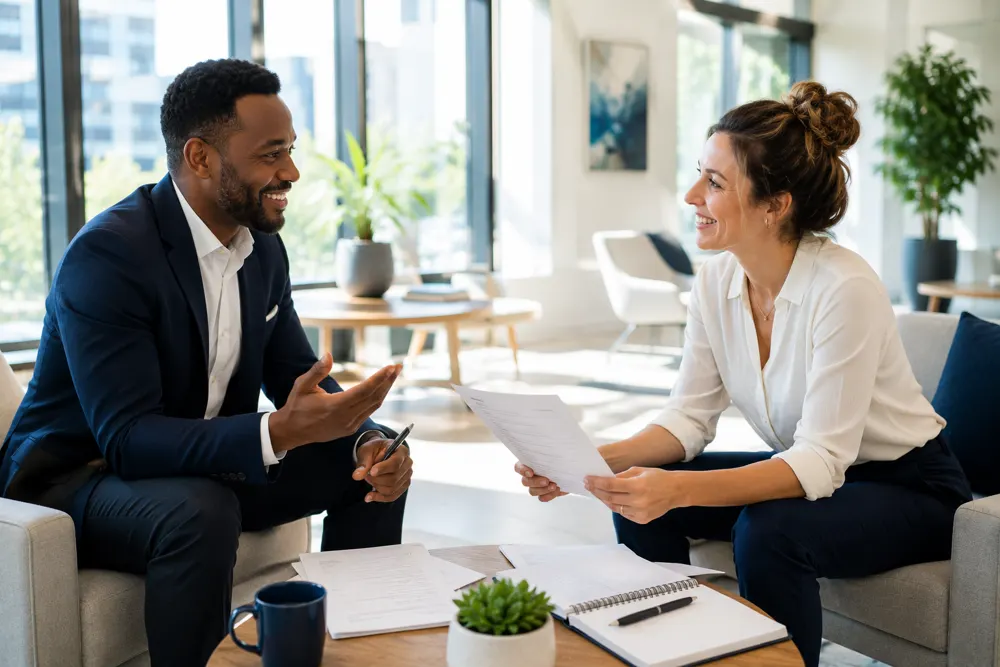 Reviewing a decision-ready candidate package together